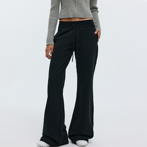 <span class=keywords><strong>Pantaloni</strong></span> da Yoga personalizzati OEM di fabbrica all'ingrosso <span class=keywords><strong>pantaloni</strong></span> sportivi di cotone da <span class=keywords><strong>donna</strong></span> <span class=keywords><strong>con</strong></span> <span class=keywords><strong>tasche</strong></span> <span class=keywords><strong>laterali</strong></span> <span class=keywords><strong>pantaloni</strong></span> della tuta svasati - Product Image 4