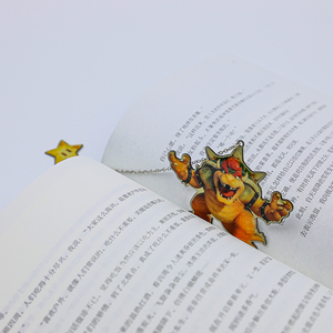 Marcapáginas de aluminio con diseño de animales de dibujos animados, de latón esmaltado, con cadena metálica y etiquetas. - Product Image 5