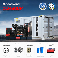 Groupe électrogène diesel de secours OEM Goodwind Silent Type 50 125 200 350 kVA 100 kW 2026 à faible consommation de carburant