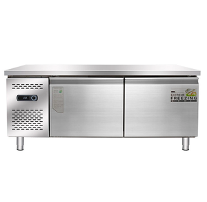 SPM Commercial Pizza Salad <span class=keywords><strong>Bar</strong></span> Sandwich <span class=keywords><strong>Counter</strong></span> Display Chiller Nevera Glass Top Prep Table Refrigerador Congelador - Product Image 3