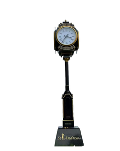 Horloge de rue de luxe à 4 faces avec affichage à aiguilles, style antique, design traditionnel, mouvement à quartz, fonction <span class=keywords><strong>radio</strong></span>, en fer - Product Image 5
