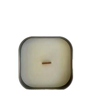 Bougie blanche parfumée à la vanille en cire de soja premium 35g, boîte cadeau en métal, logo personnalisé, cadeaux promotionnels CD002 Halloween Noël 60 - Product Image 1