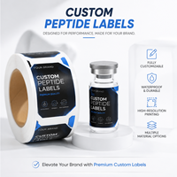 Autocollants personnalisés imperméables de haute qualité, adhésifs permanents, impression laser sur feuille d'or, étiquettes en rouleau PET pour petites bouteilles