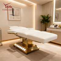 Lit de massage électrique de salon de beauté pour les soins du visage et des cils, design moderne, camillas de masajes