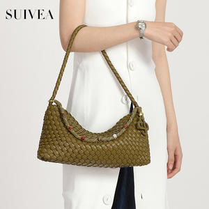 Novedades 2026: Bolsos Tote Tejidos a Mano para Mujer, Bolsos Casuales Minimalistas con Cuentas Estilo Francés, Bolsos Cruzados Casuales de Lujo - Product Image 4