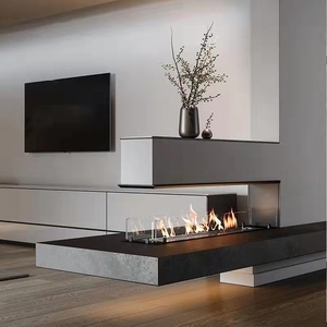 Support <span class=keywords><strong>TV</strong></span> électrique moderne de 1m de vapeur d'eau de flamme de feu de LED réaliste pour l'usage domestique - Product Image 5