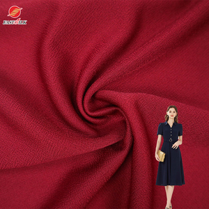 Производитель Дешевый пользовательский бесплатный образец импортер трикотажная одежда Джерси полиэстер мох креп текстильная ткань для одежды - Product Image 1