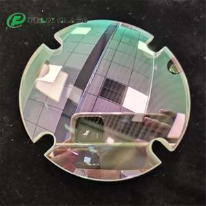 Lente Menisco Esférica de Vidrio de Sílice Fundida K9 con Recubrimiento AR de Alta Transmisión FELIX, Lente Cóncava Convexa con Muescas - Product Image 3