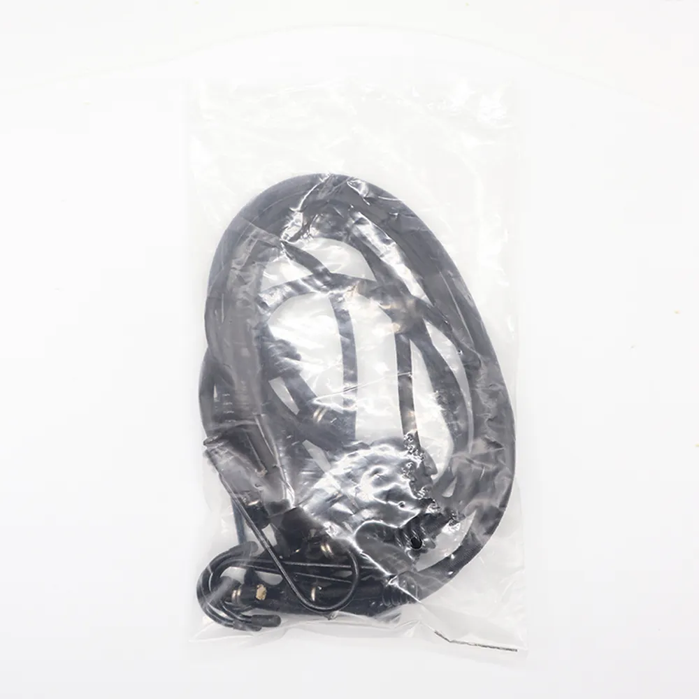 Cordas elásticas de borracha com bola de borracha, corda elástica personalizável de 4 mm