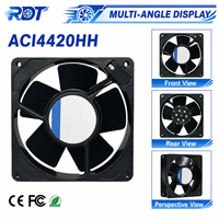 Ventilador Axial Original Alemán EC ACI4420HH 230V AC 120x120x38mm 3300RPM 175m3/h con Rodamiento de Bolas para Refrigeración Industrial y Electrónica