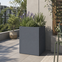 Bac de Jardin Surélevé en Acier Galvanisé Écologique et Durable, Revêtement Poudré, pour Extérieur, Couleurs Personnalisables Disponibles, Vente en Gros