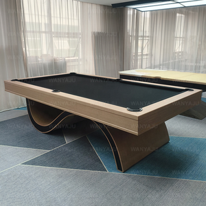 Table de billard de 8 <span class=keywords><strong>pieds</strong></span> ou 9 <span class=keywords><strong>pieds</strong></span> pour adultes, <span class=keywords><strong>jeu</strong></span> de sport <span class=keywords><strong>d</strong></span>'intérieur, nouveau design, aspect élégant, taille personnalisée, <span class=keywords><strong>avec</strong></span> pare-chocs <span class=keywords><strong>élastique</strong></span>s - Product Image 2