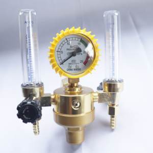 Régulateur d'argon double tube filetage mâle débitmètre réducteur de pression outils pneumatiques - Product Image 1