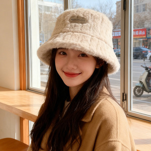 Gorro de Pescador para Mujer, Invierno, Grueso, Acolchado, Jacquard, Spandex/Algodón, Detalle de Botones, Color Sólido, Protección para las Orejas, Cálido - Product Image 6