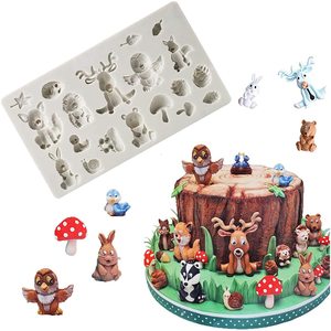 Stampi a Forma di Animali, Stampi da Forno per Cucina, Stampi in Silicone per Torte, Dolci e Decorazioni Fai-da-Te - Product Image 1