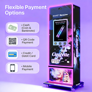 Automatic 32 Inch Touch Screen Smart Vending <b>Machine</b> Vapesatm <b>Cigarette</b> Vending <b>Machine</b> Free Credit Card Cash QR Apple Pay - Product Image 5