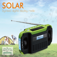 Draagbare Nood Hand Crank Zonne-Radio En Zaklamp Met Telefoonoplader
