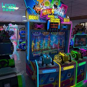 Machine d'arcade à monnayeur à faible entretien, 4 stations de tir de balles, avec système de rédemption de tickets, pour centres de jeux à fort trafic - Product Image 5