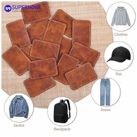 Patch en cuir adhésif personnalisé gravé au laser, étiquette en cuir gravée pour sac à main, patchs vierges personnalisables