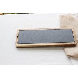 Vajilla de cocina de piedra negra natural, platos de cena de hotel, platos de <span class=keywords><strong>sushi</strong></span> - Product Image 1