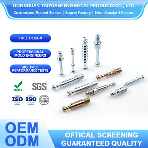 Bu lông <span class=keywords><strong>n</strong></span>ối đồ gỗ, phụ kiệ<span class=keywords><strong>n</strong></span> lắp ráp tủ, 2 trong 1, ốc vít mini, khóa chốt - Product Image 3