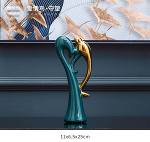 Estante de Libros Creativo de Lujo Nórdico DREA, <span class=keywords><strong>Decoración</strong></span> para Sala de Estar, Estatua de Pájaro Pequeño de Cerámica, <span class=keywords><strong>Decoración</strong></span> para el Hogar - Product Image 6