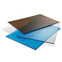 Plaque de polycarbonate solide moderne, durable, écologique, avec revêtement micro-UV 50, pour auvents d'hôtels, toitures d'entrepôts, parcs et puits de lumière