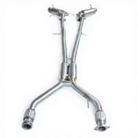 Système d'échappement en acier inoxydable avec valve pour Nissan 350Z 3.5 (2002-2008) et 370Z (2004)