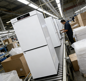 ตู้แช่แข็งสัตวแพทย์ HTSY ตู้แช่แข็งแบบตั้งตรง 200 ลิตร ตู้แช่แข็งแนวตั้ง ตู้เย็นสำหรับห้องปฏิบัติการ - Product Image 4