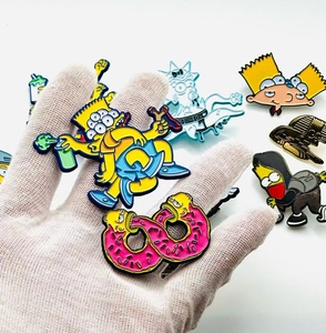 Insignias Metálicas Divertidas y Creativas de los <span class=keywords><strong>Simpson</strong></span>, Accesorios de Joyería, Artesanías Metálicas, Pins de Solapa, Fábrica de Metal en China - Product Image 5