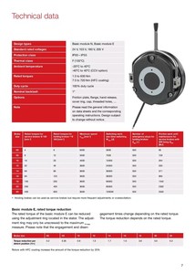Frein de moteur électromagnétique INTORQ BFK458-25N série <span class=keywords><strong>BFK</strong></span> 24V/103V/180V/205V CC haute performance, couple statique de 50 Nm, 6000 tr/min max. - Product Image 6