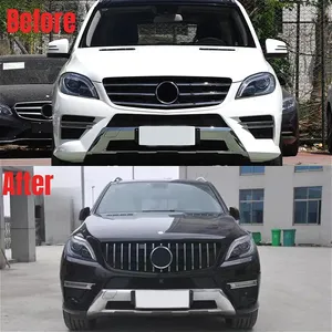 <b>For</b> ML Class W166 ML300 ML320 ML350 ML40 ML450 2013 2014 2015 Car Front Bumper <b>Grille</b> Facelift <b>Mesh</b> Racing - Product Image 5