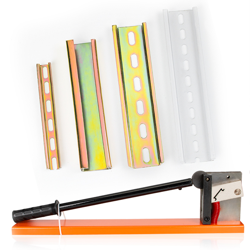 Высококачественная DIN-рейка CHFRPU шириной 35 мм и 15 мм высокой C45 рейка TH35 с фиксированным отверстием 1 м или 2 м промышленная сталь DIN-рейка