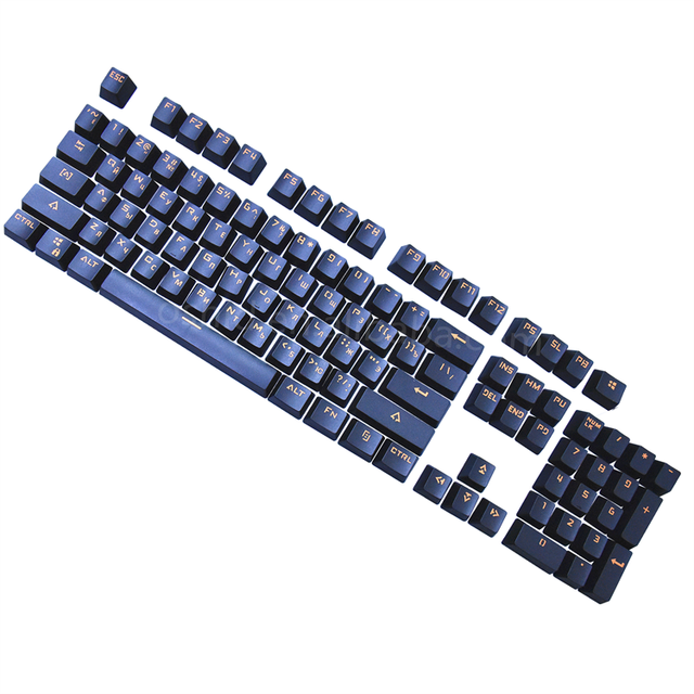 OSHID Russian New Unique Design Double Shot Keycaps Mechanical Keyboard Keycaps Custom Keycaps