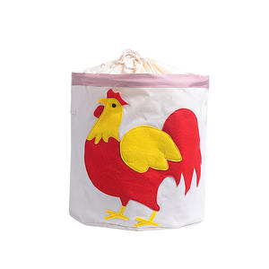 Caja de almacenamiento de tela Oxford de gran capacidad con tapa, barril de almacenamiento de juguetes lavable, organizador de cofre de juguetes para bebés, <span class=keywords><strong>cesta</strong></span> de ropa sucia - Product Image 6