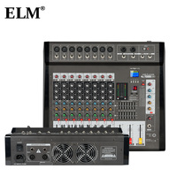 Console de mixage audio professionnelle DJ 350W 8 canaux avec 16 effets DSP Interface USB pour utilisation sur scène