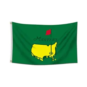 Turnier Augusta National Golf Druck Veranda Wohnheim Zimmer Dekor Partys Geschenk, 3x5 Ft Garden House Meister Flagge