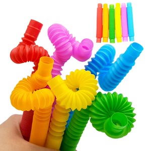 Juguete Educativo para Niños Pequeños, Tubo Telescópico de Plástico Suave de PVC para Aliviar el Estrés, Regalo para Niños - Product Image 5