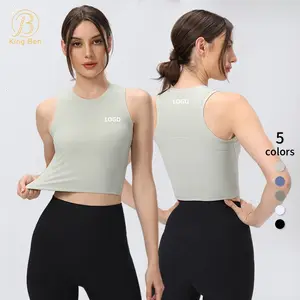 Benutzer definierte Athletic Gym Crop Top gerippt schlank ärmel los Plus Größen Frauen Sexy Tank Top für Gym Workout Yoga Weste