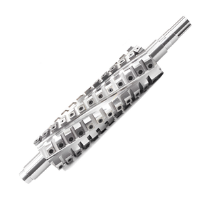 Woodworking Planer Machinery Thicknesser Tools Customized Steel Cutterhead <b>Roller</b> Timber Workshop Helical Cutter Head - Product Image 1