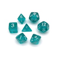 Vente chaude : Jeu de dés polyédriques miniatures en acrylique de 9 mm, 35 couleurs, pour jeux de société