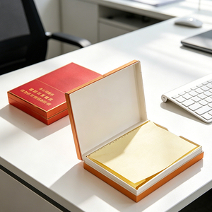 Boîte à cigares personnalisée en carton blanc, nouveau design spécial, exquise, durable, solide, noire, luxueuse, artisanale, avec gaufrage - Product Image 1
