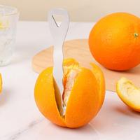 Éplucheur de fruits en acier inoxydable 304, outil de cuisine personnalisé, lame dentelée, éplucheur manuel pour citron et orange