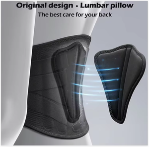 Ceinture de soutien lombaire réglable AOFIT pour le travail, avec logo personnalisé OEM, pour adulte, avec coussin lombaire amovible - Product Image 6