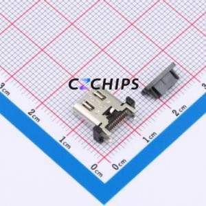 TYPE-C-G11-2TBW USB Connector SMD Connector ( Connector Type: Type-C )( Protocol Standard: USB 3.1 )( Gender: Female ) - Product Image 2