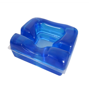 Bantalan Gel Biru untuk Posisi Bedah Medis, Penyangga Kepala untuk Penderita Berbaring, Pelindung Wajah Pasien 25x23x13cm, Penggunaan Rumah Sakit - Product Image 1