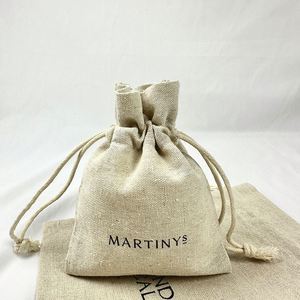 Factory Eco-friendly Custom Print Logo Jute Jewelry <b>Pouch</b> Plain Organic Jute <b>Drawstring</b> <b>Pouch</b> Small Jute Packaging Bag - Product Image 3