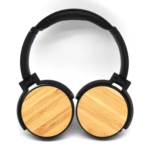 Milieuvriendelijke Houten Headset Draadloze Koptelefoon Bamboe Hoge Kwaliteit Hoofdtelefoon Bt 5.0