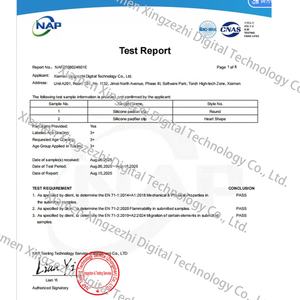 Clip per ciuccio con perline focali in Silicone <span class=keywords><strong>Marsha</strong></span> <span class=keywords><strong>orso</strong></span> giocattoli clip per bambini accessori per presa per uso alimentare clip in metallo per ciuccio massaggiagengive - Product Image 2