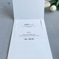 Enveloppe de fête de Noël recyclée pour cartes, ensemble de boîtes d'enveloppes rouges, invitation de mariage en typographie